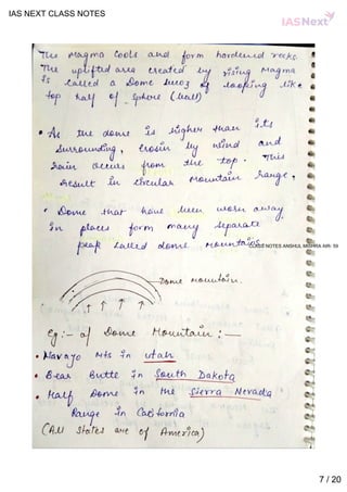 Geography notes by ias next | PDF