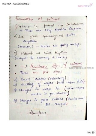 Geography notes by ias next | PDF