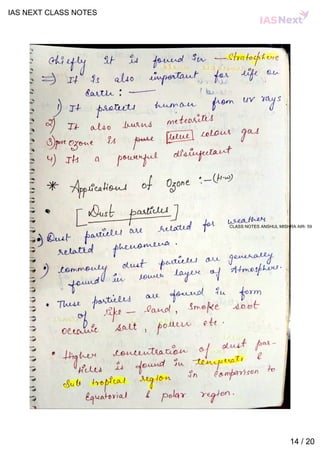Geography notes by ias next | PDF