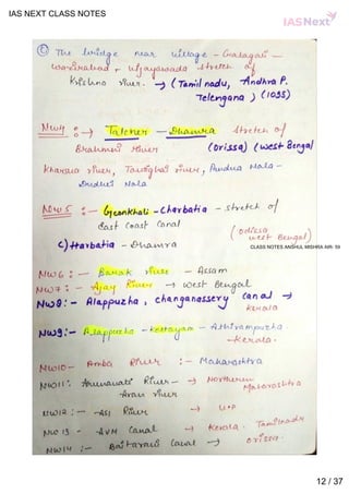 Ias Basic Notes Geography notes by ias next | PDF
