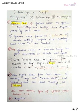 Geography notes by ias next | PDF