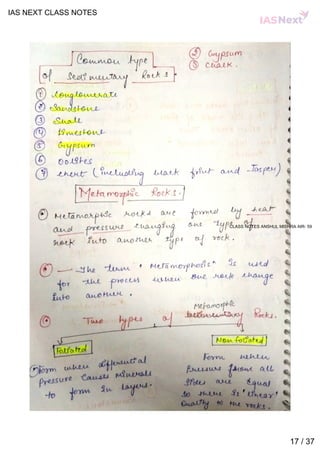 Geography notes by ias next | PDF