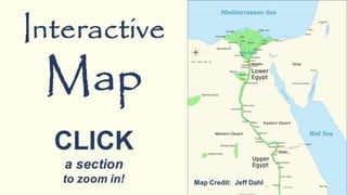 Interactive Map Of Ancient Egypt Geography Of Ancient Egypt