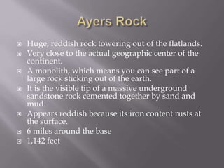 Pygery Rocks Geography of Australia.ppt