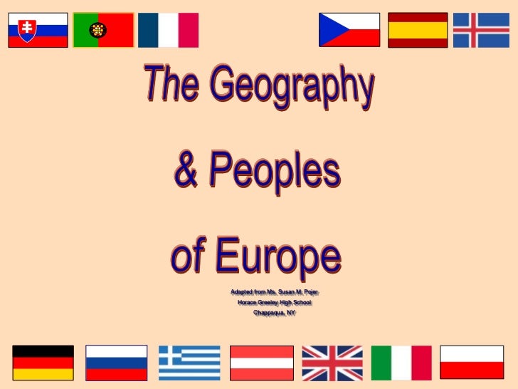 Geography help for high school europe