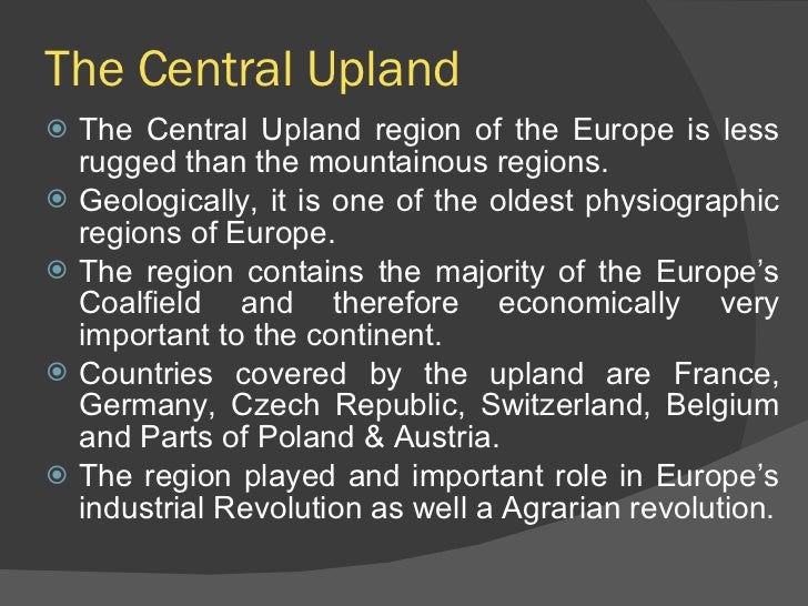41+ Europe Central Uplands Pictures