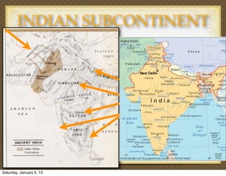 INDIAN SUBCONTINENT
                               The Indian Subcontinent
                               has four distinc...