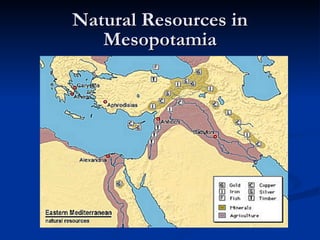 Natural Resources in Mesopotamia 