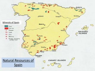 Minerals of SpainNatural Resources of Spain 