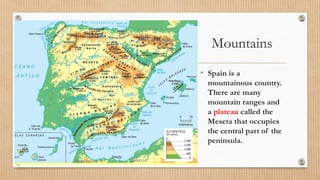 Geography of spain | PPTX