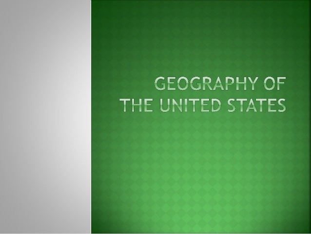 Geography Of The United States