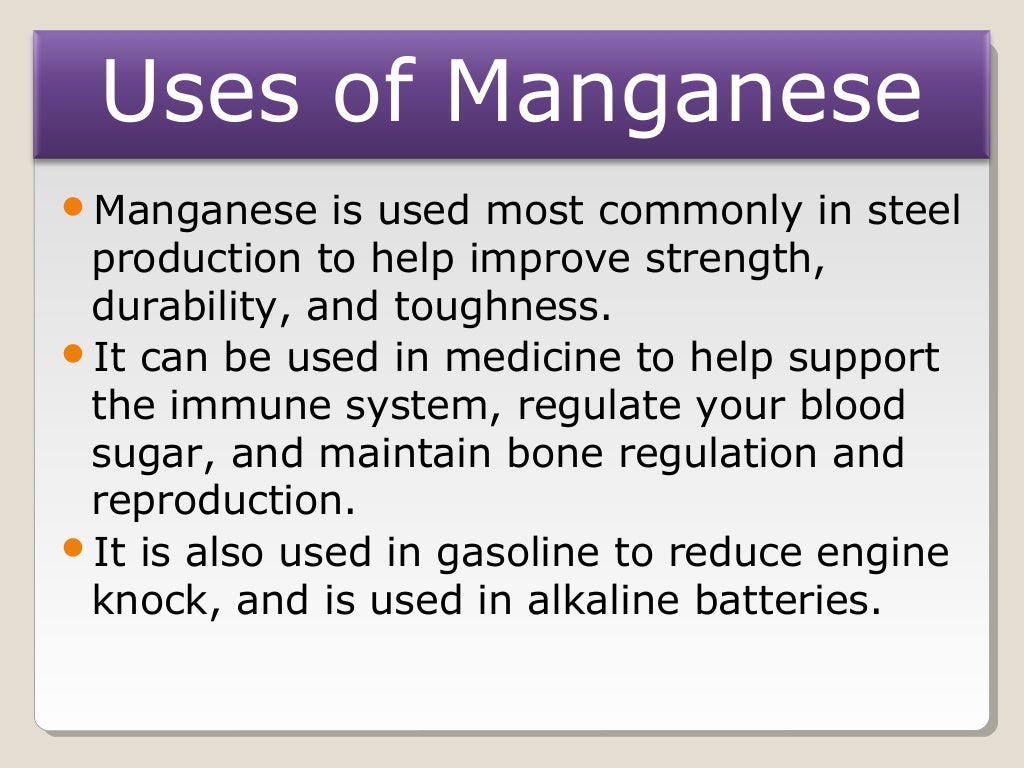 MANGANESE
