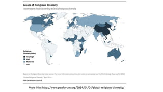 Religious demography maps and data from Pew Research Center | PPTX