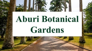 Aburi Botanical
Gardens
 