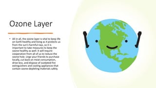 Ozonea ozone layer | PDF