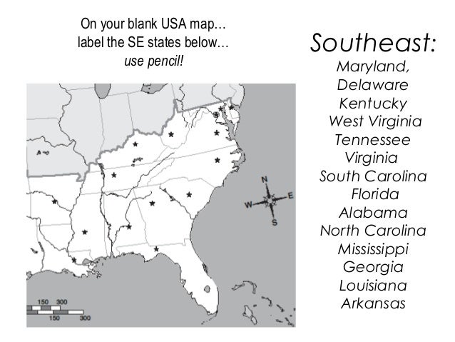 Blank Map Of The West Region