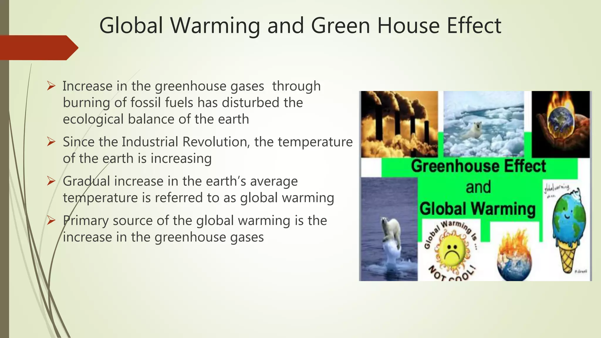 Global Warming and Green House Effect (7th standard) | PPTX | Gardening ...
