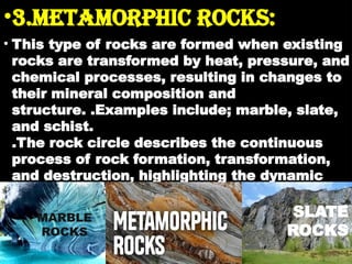 Dynamic Pressure Rocks GEOGRAPHY PROJECT.pptx G E O GRAPHY N | PPTX