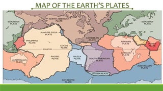 MAP OF THE EARTH’S PLATES
 