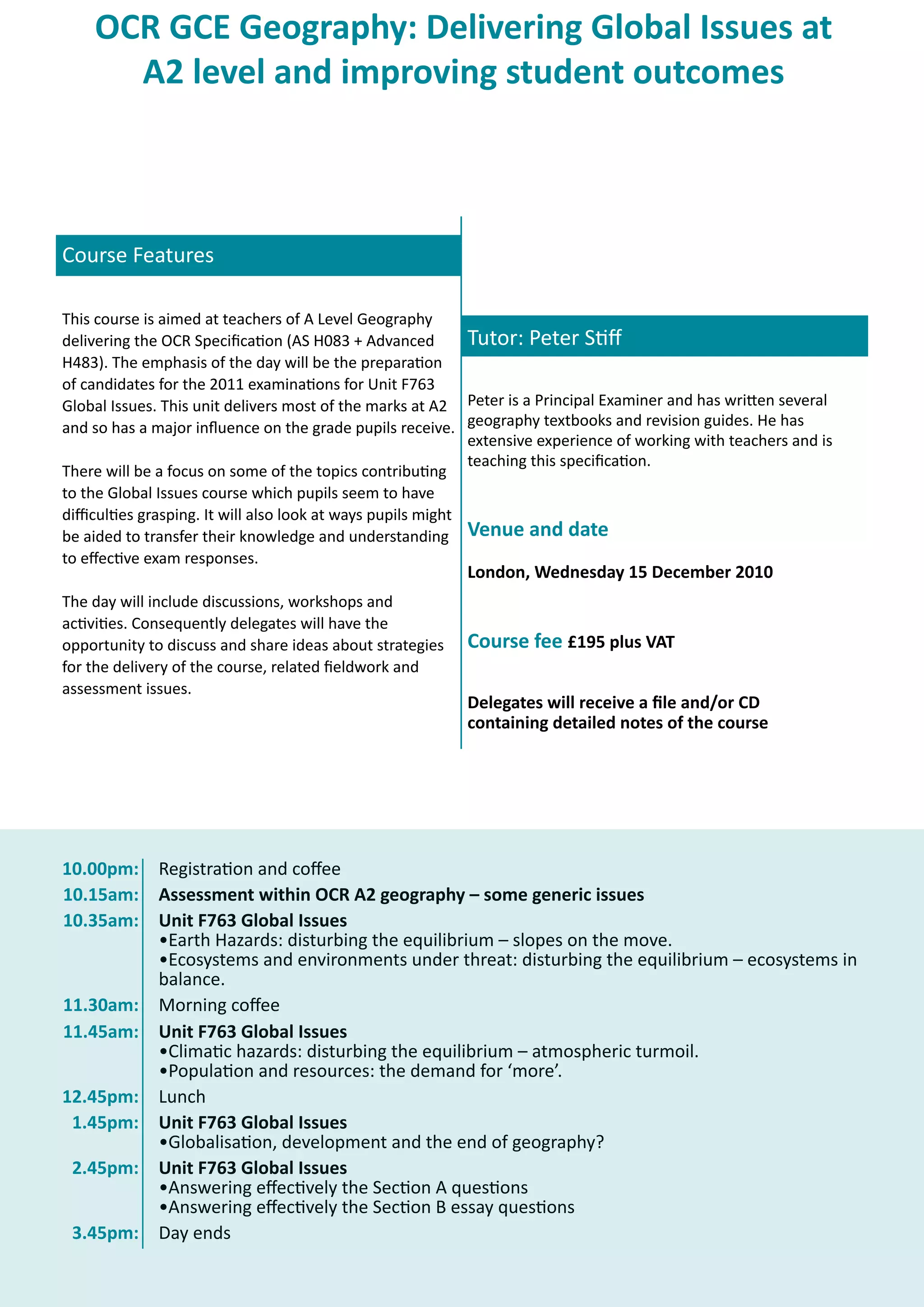 Geography teacher | PDF | Education industry | Industries