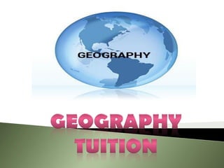 geography tuition assignments