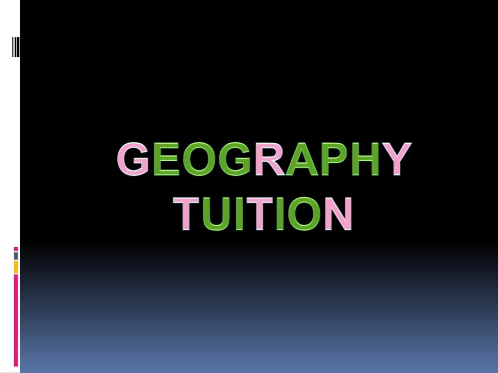 Geography Tuition