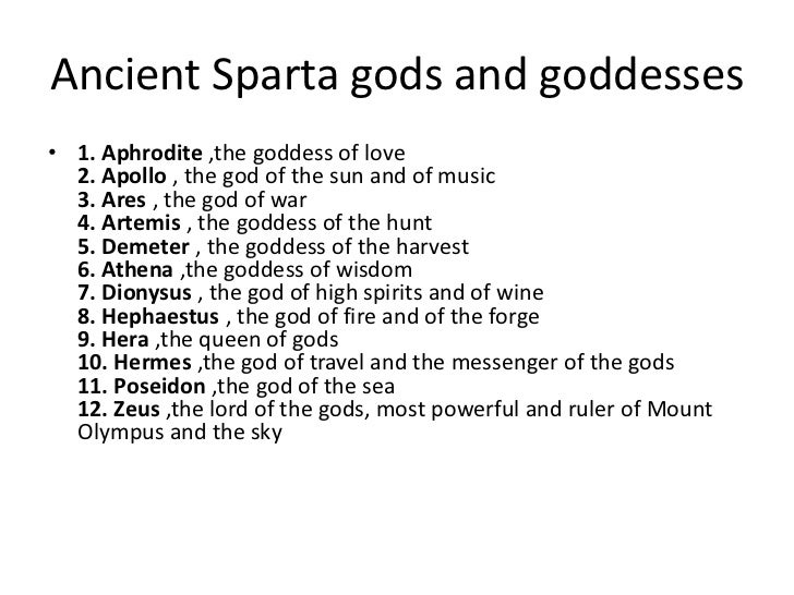 Sparta religion essays image