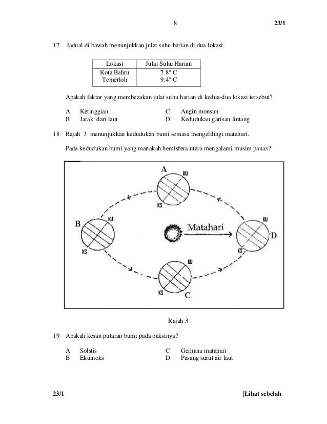 Geog soalan pmr 2013