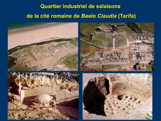 Cuves de salaison romaines de Baelo Claudia (Tarifa)
Ph. Loïc Ménanteau, 2001
 