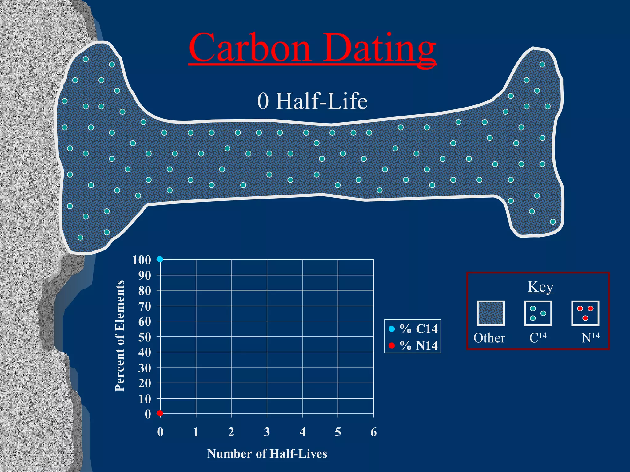 Carbon Dating 0 Half-Life Key Other C 14 N 14 