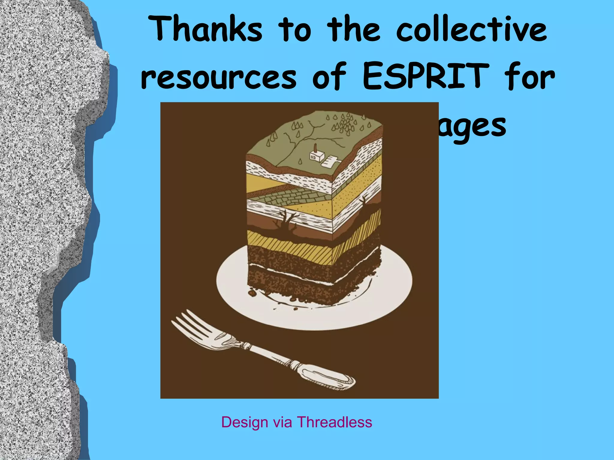 Thanks to the collective resources of ESPRIT for contributing images Design via Threadless 