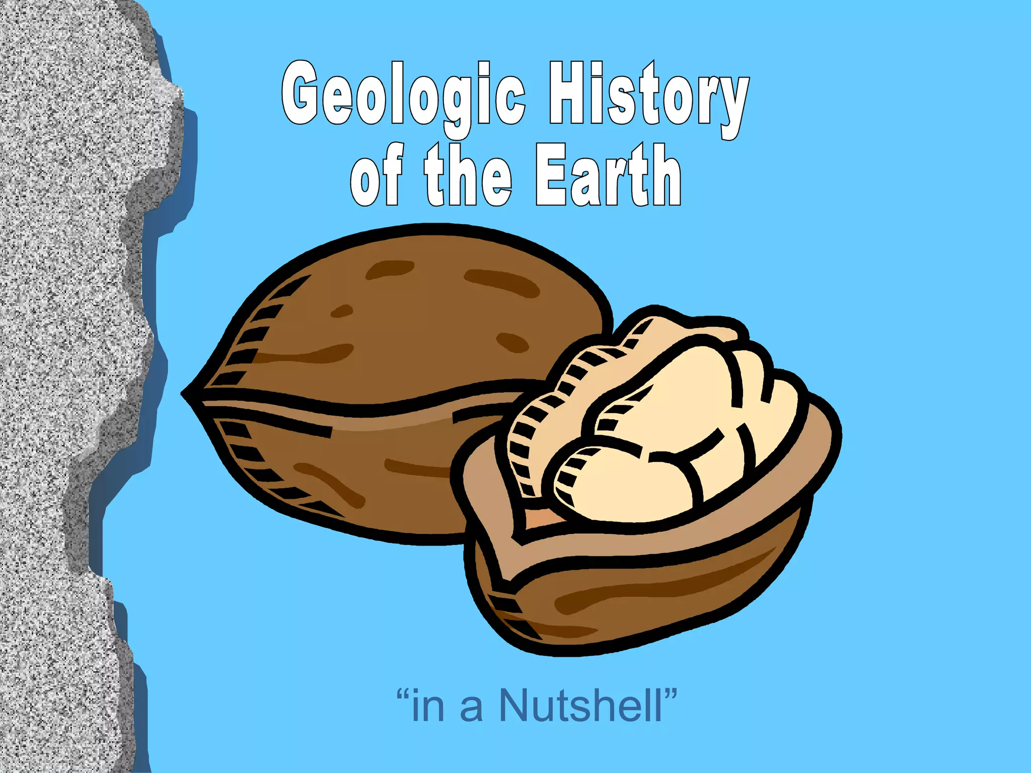 “ in a Nutshell” Geologic History of the Earth 