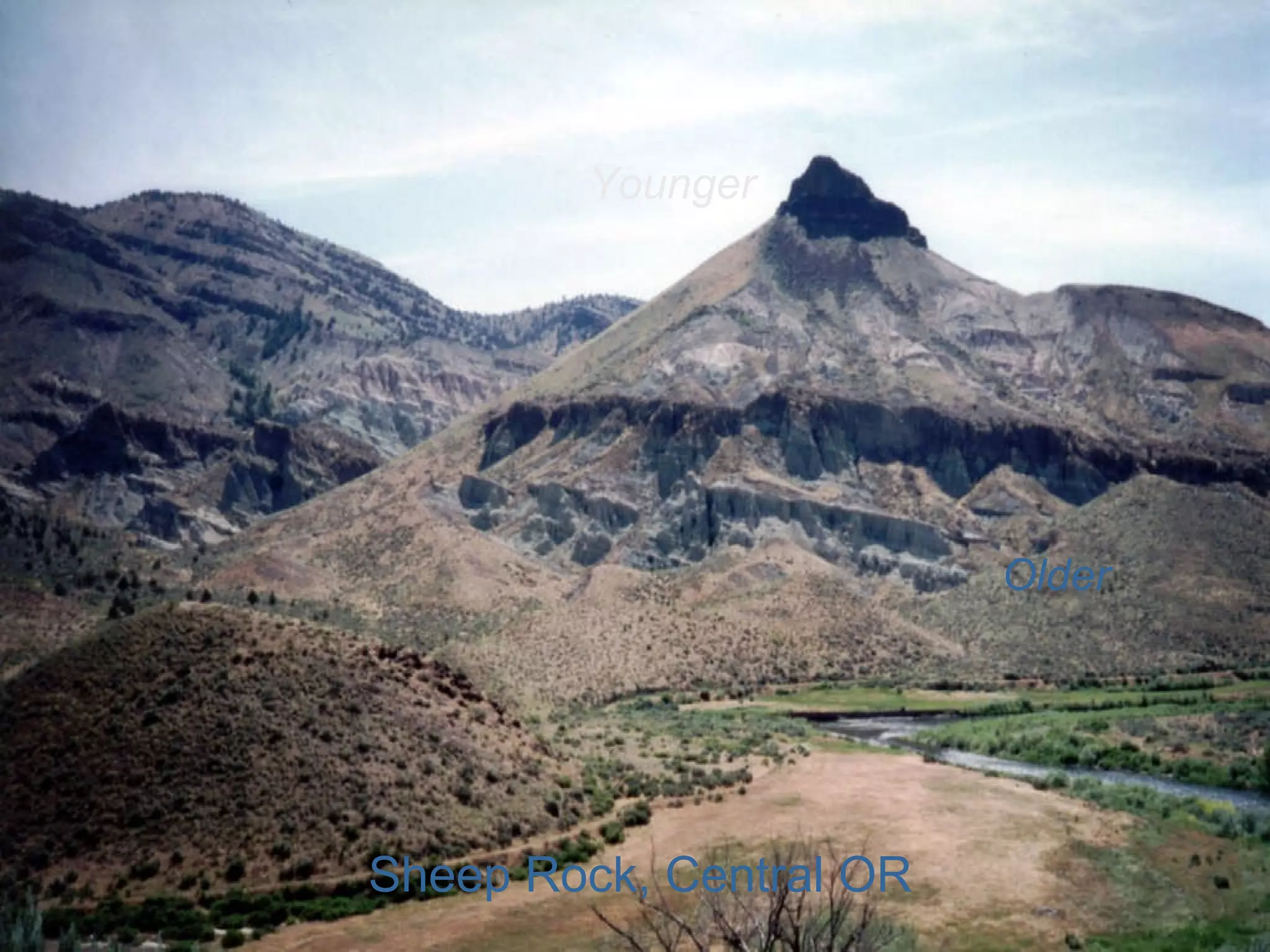 Older Younger Sheep Rock, Central OR 