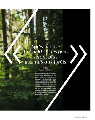 Protection des Forets