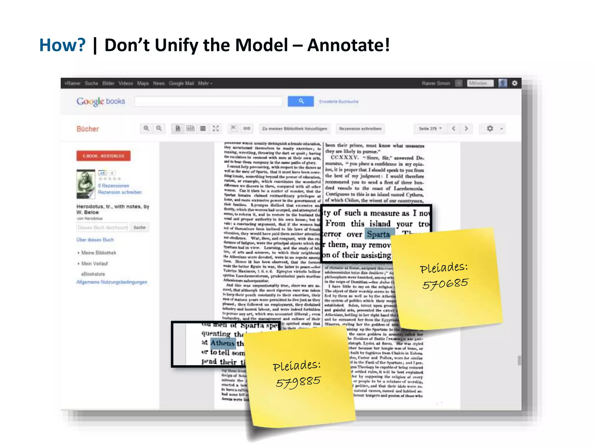 How? | Don&rsquo;t Unify the Model &ndash; Annotate!
 