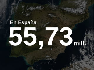 55,73 mill. En España 