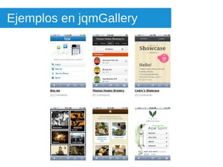 Ejemplos en jqmGallery 