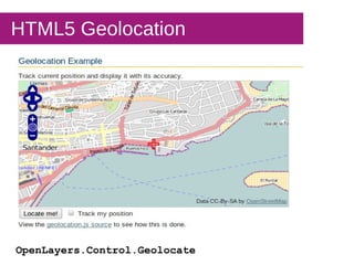 HTML5 Geolocation OpenLayers.Control.Geolocate 