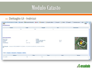  Dettaglio UI - Indirizzi
 
