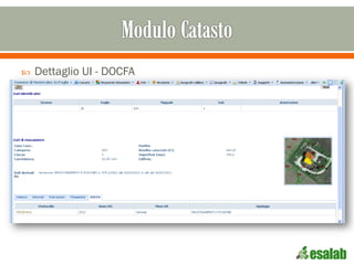  Dettaglio UI - DOCFA
 