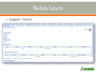  Soggetti - Storico
 