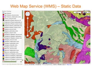 Web Map Service (WMS) – Static Data
 