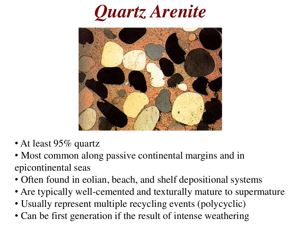 Classification of Sandstone