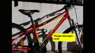 Triangle obtusangle i
escalé
 