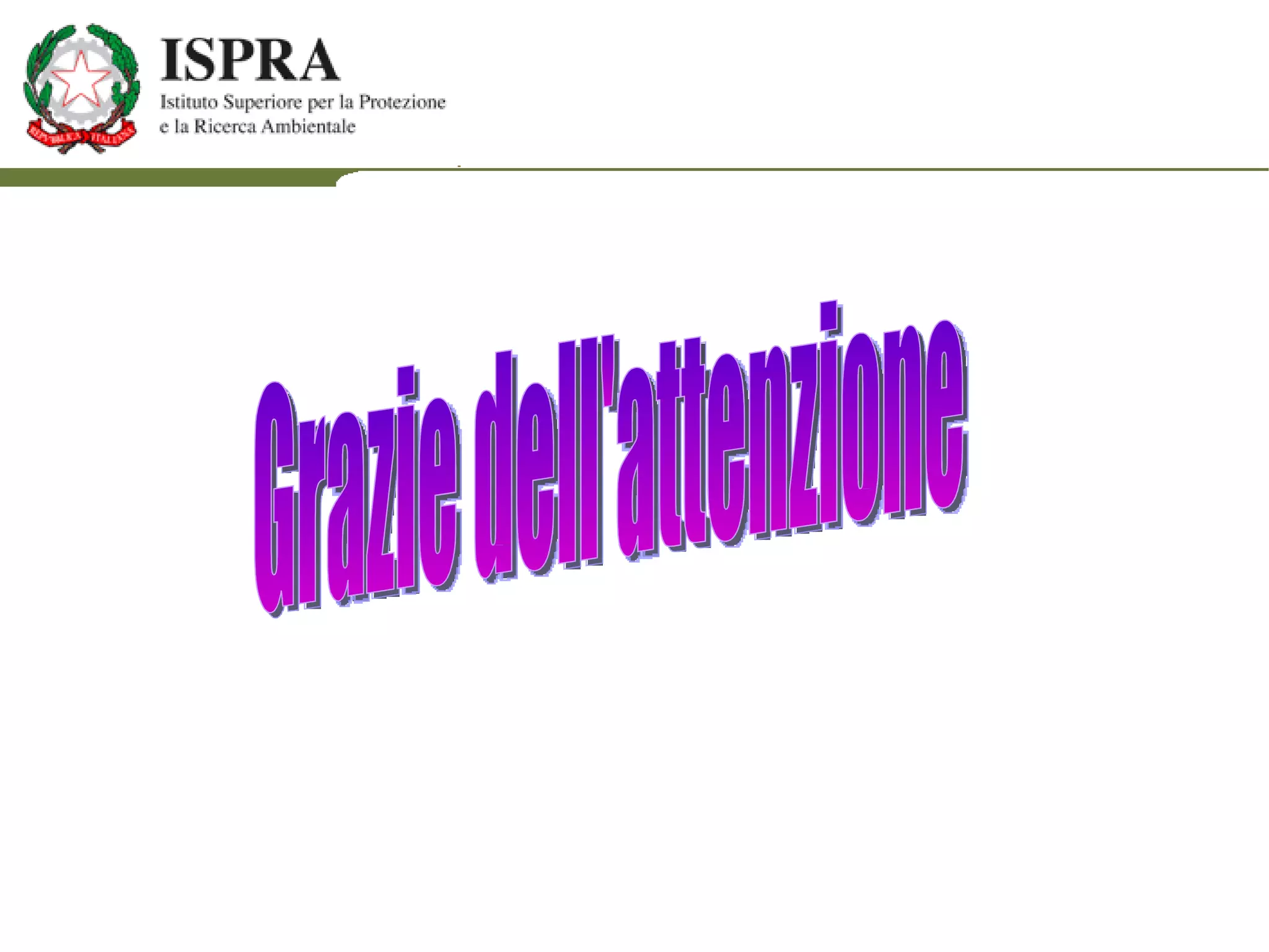 Grazie dell'attenzione