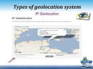 Types of geo location system 