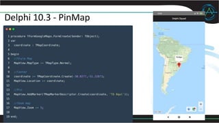 Delphi 10.3 - PinMap
 