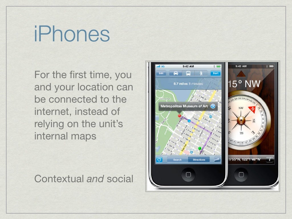 iPhones For the ﬁrst time,