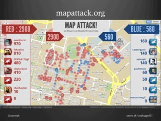 mapattack.org




@aaronpk                   aaron.pk/unplugged11
 