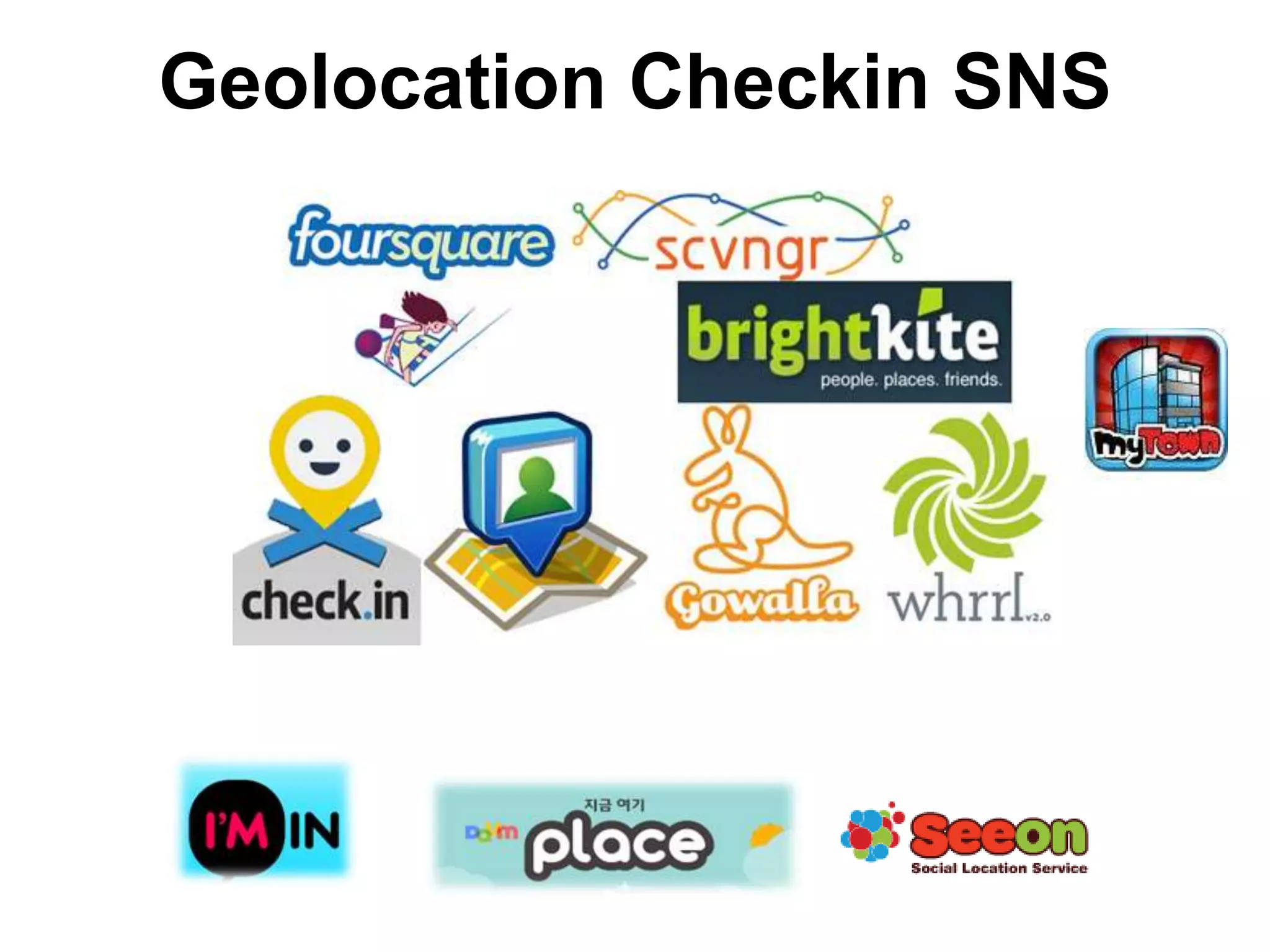 Geolocation Checkin SNS